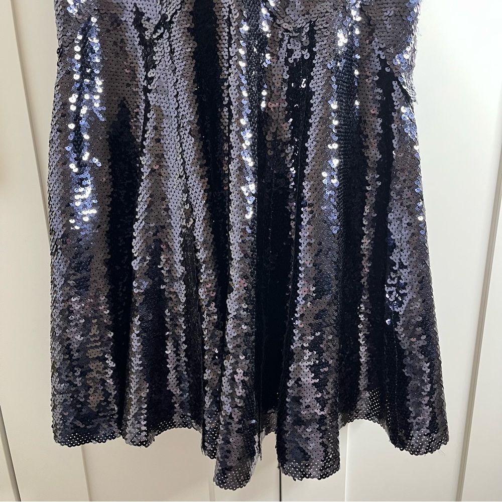 Free People Black Sequin Mini Dress - Picture 9 of 16